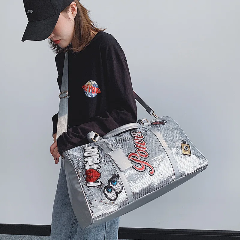 구매 그물 가벼운 빨간색 수하물, 여성 건식 습식 출하 스포츠 체육관 가방 남성 휴대용 여행 가방 여행 패키지