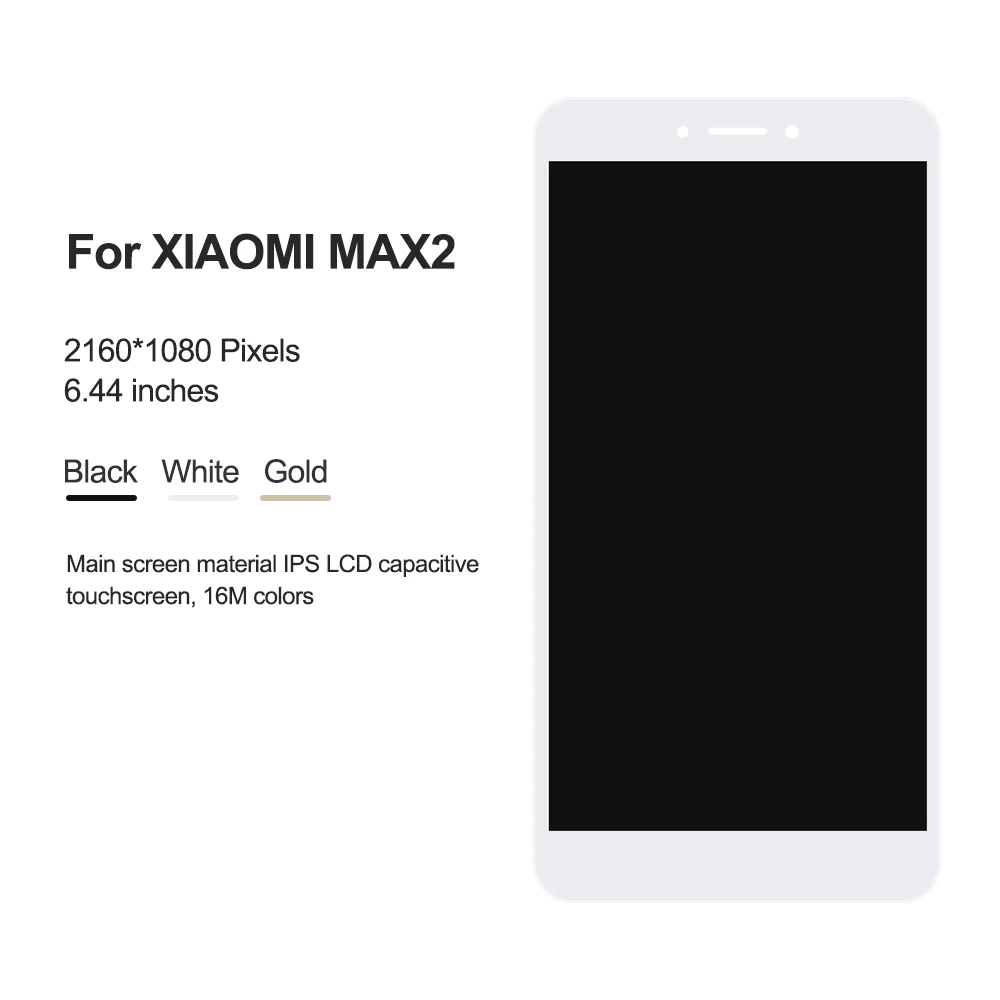 Для 6,4" Xiaomi mi Max 2 ЖК-экран+ сенсорная панель дигитайзер Замена для Xiao mi Max 2 Max2 дисплей
