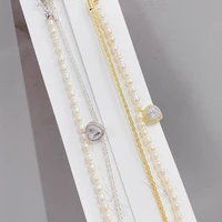 bridal wedding zircon pearl bracelet luxury 14k gold plated crystal zircon bracelet women bracelet jewelry girl holiday gift