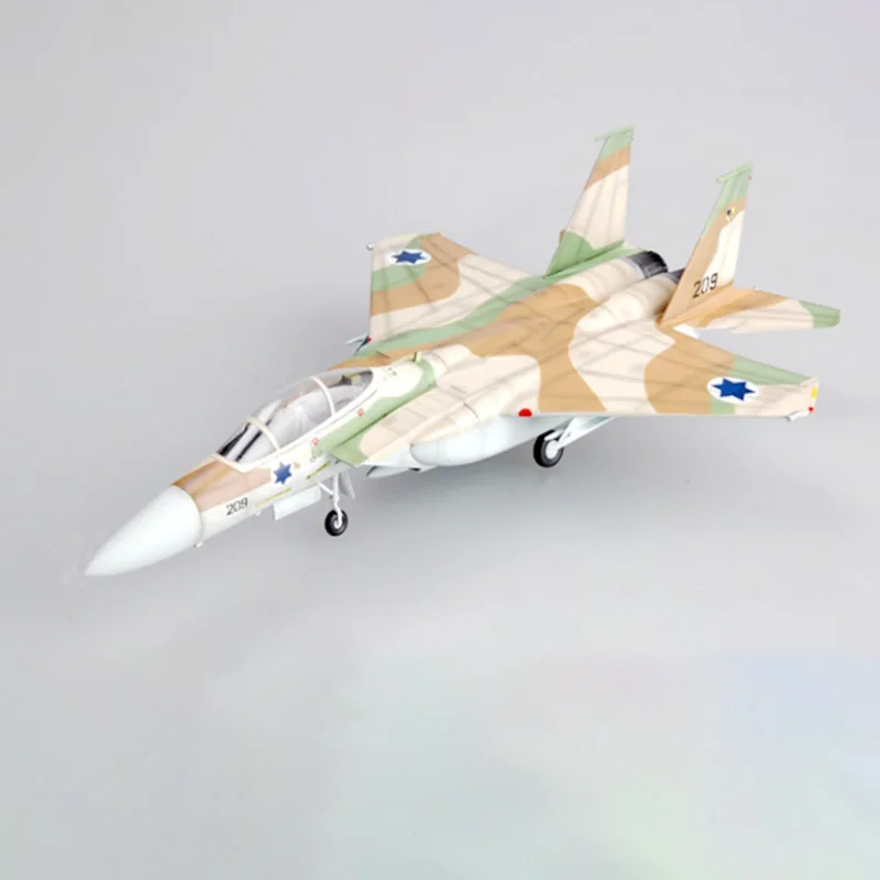 Diecast Airplane Model 1/72 Scale Israeli Air Force F-15I Desert Eagle Fighter Static Display Adult Collection Classic Gifts