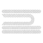 Светоотражающая наклейка Xiaomi M365 для электрического скутера, Светоотражающая наклейка с предупредительными деталями курсора, Светоотражающая наклейка для ночной безопасности