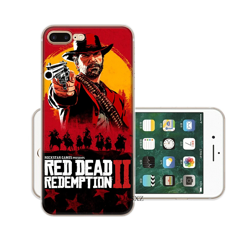 H3 Чехол для мобильного телефона iPhone 5 5S SE 6 6S 7 8 Plus X XR XS Max, Жесткий Чехол, крутая игра, красные изображения из фильма «Red Dead Redemption» 2 - Цвет: H3