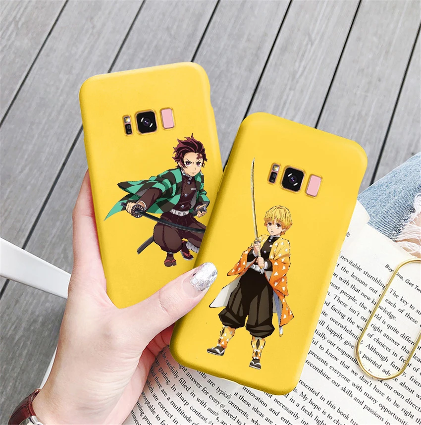 Камадо Nezuko Kimetsu без Yaiba демон убийца ТПУ, конфетный мягкий чехол для телефона для samsung s8 s8plus s9 s9plus s10 s10e note9 note10