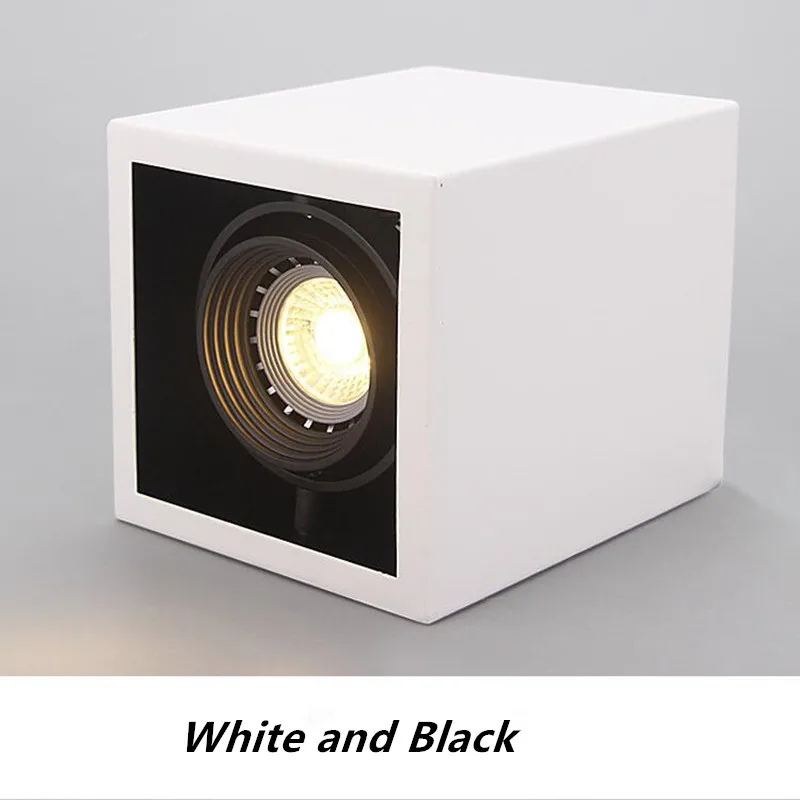 Квадратный светодиодный настенный светильник с регулируемой яркостью точечный