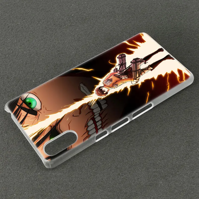 Аниме; обувь для косплея по аниме «атака на Титанов» жесткий чехол для Sony Xperia L1 L2 L3 X XA XA1 XA2 XA3 ультра 10 плюс E5 XZ XZ1 XZ2 компактный XZ3 XZ5 2 20 крышка