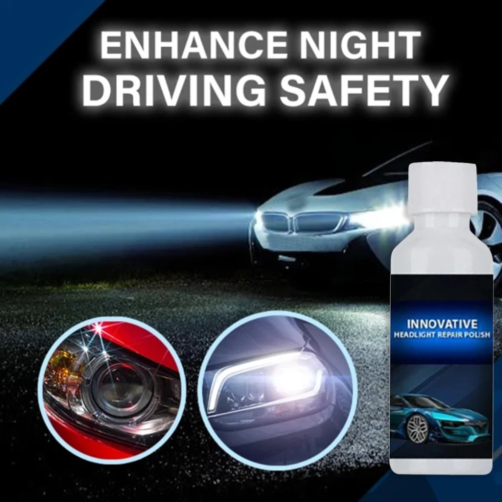 

20ML Car Headlight Repair Fluid Car Scratch Remover Polish Paint Restorer Light Scratch Removal for Car