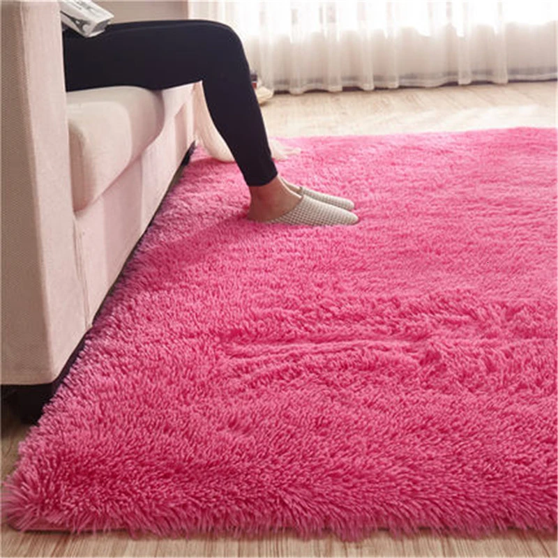 Alfombres плюшевый мягкий ковер для гостиной искусственный пушистый мех большой 200*300 см Коврик для спальни для чистки ковров, для дома детские Нескользящие коврики