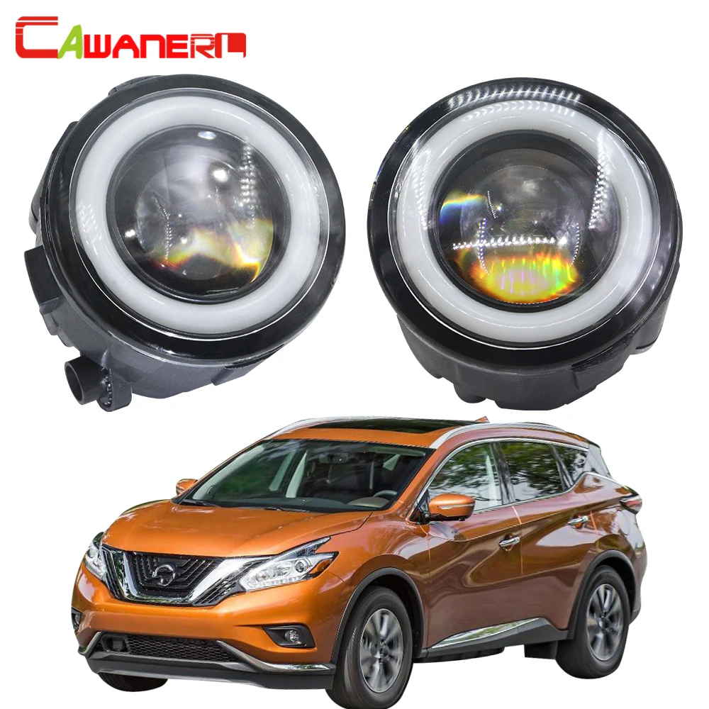 Cawanerl для Nissan Murano Z51 2007 2014 автомобиля 3000LM светодиодный туман светильник глаза