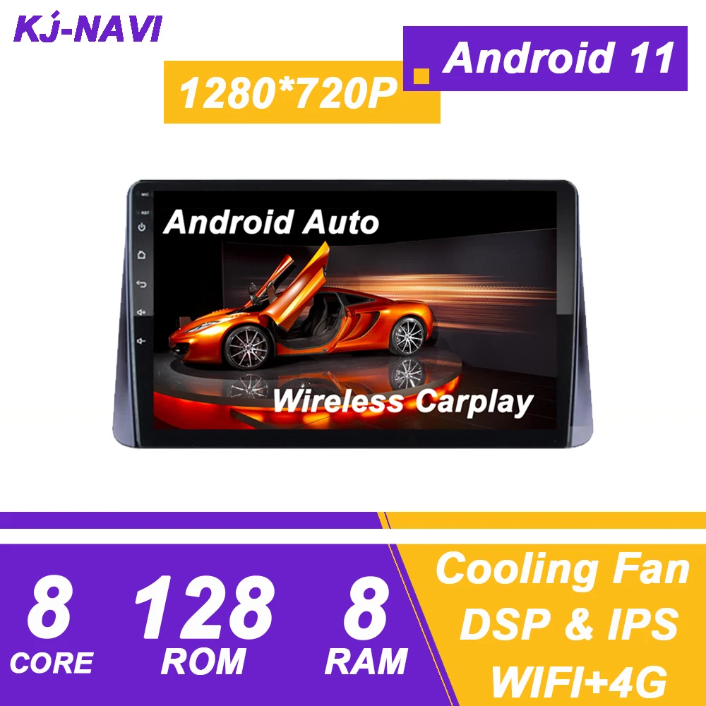 Автомобильный радиоприемник Wi-Fi 4G Android 11 для Mitsubishi ECL IPS E CROSS 2018 2019 мультимедийный