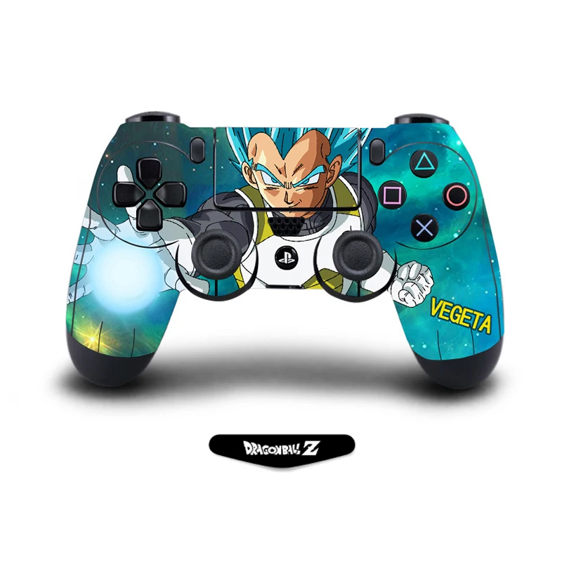 Dragon Ball защита для кожи наклейка для Playstation 4 PS4 Pro тонкий контроллер наклейка аксессуары с Литт наклейка для бара