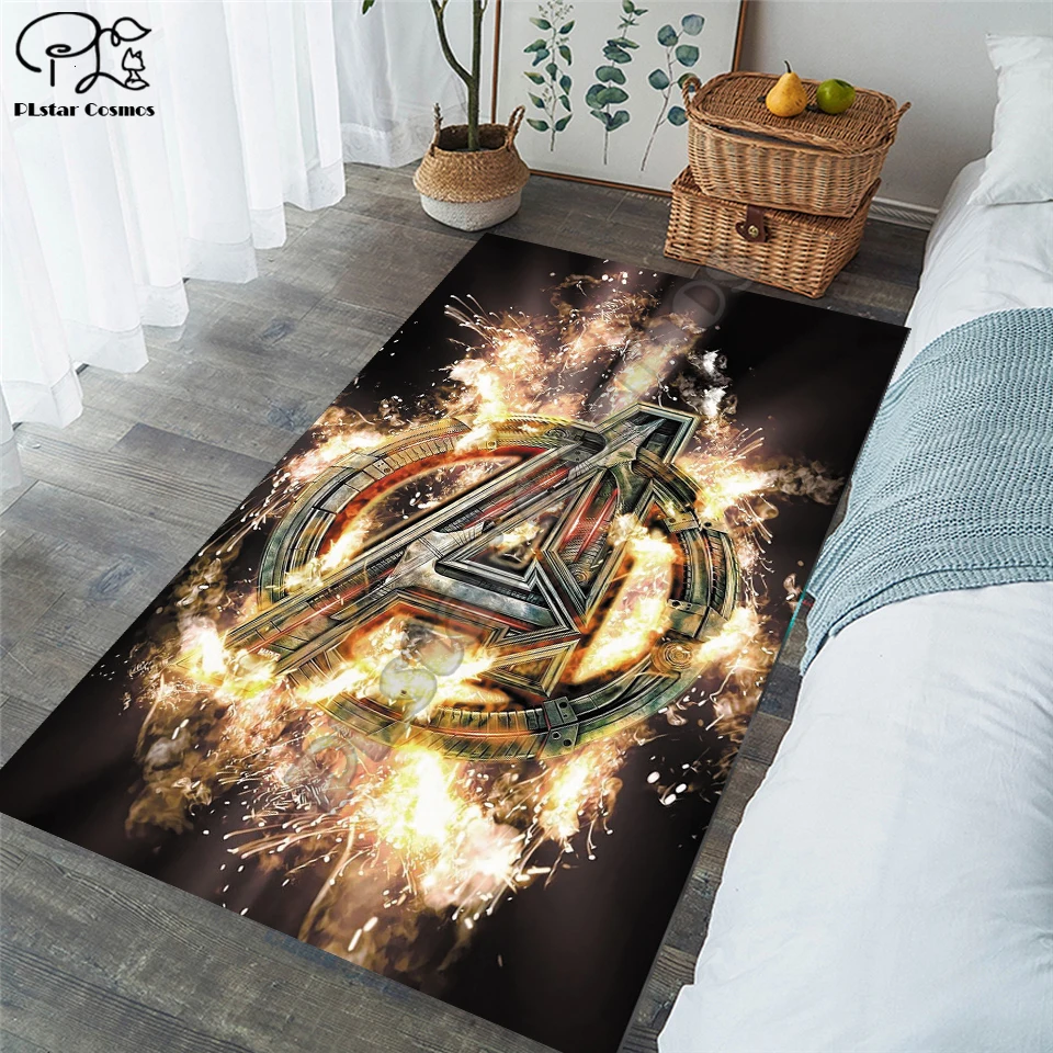 Новый Супермен/Бэтмен/Капитан США/мститель мягкие фланелевые 3D коврики с принтом