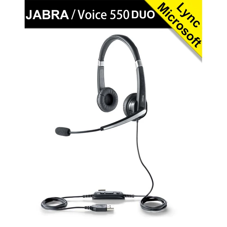 J abra UC VOICE 550 MS Duo Lync оптимизированная Проводная гарнитура для софтфона|Наушники и