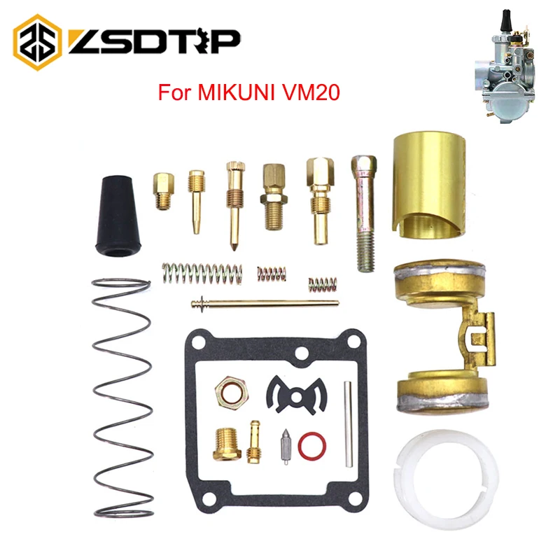 Фото ZSDTRP Mikuni Карбюратор Ремонтный комплект для VM20 carbs мотоциклы аксессуары №1