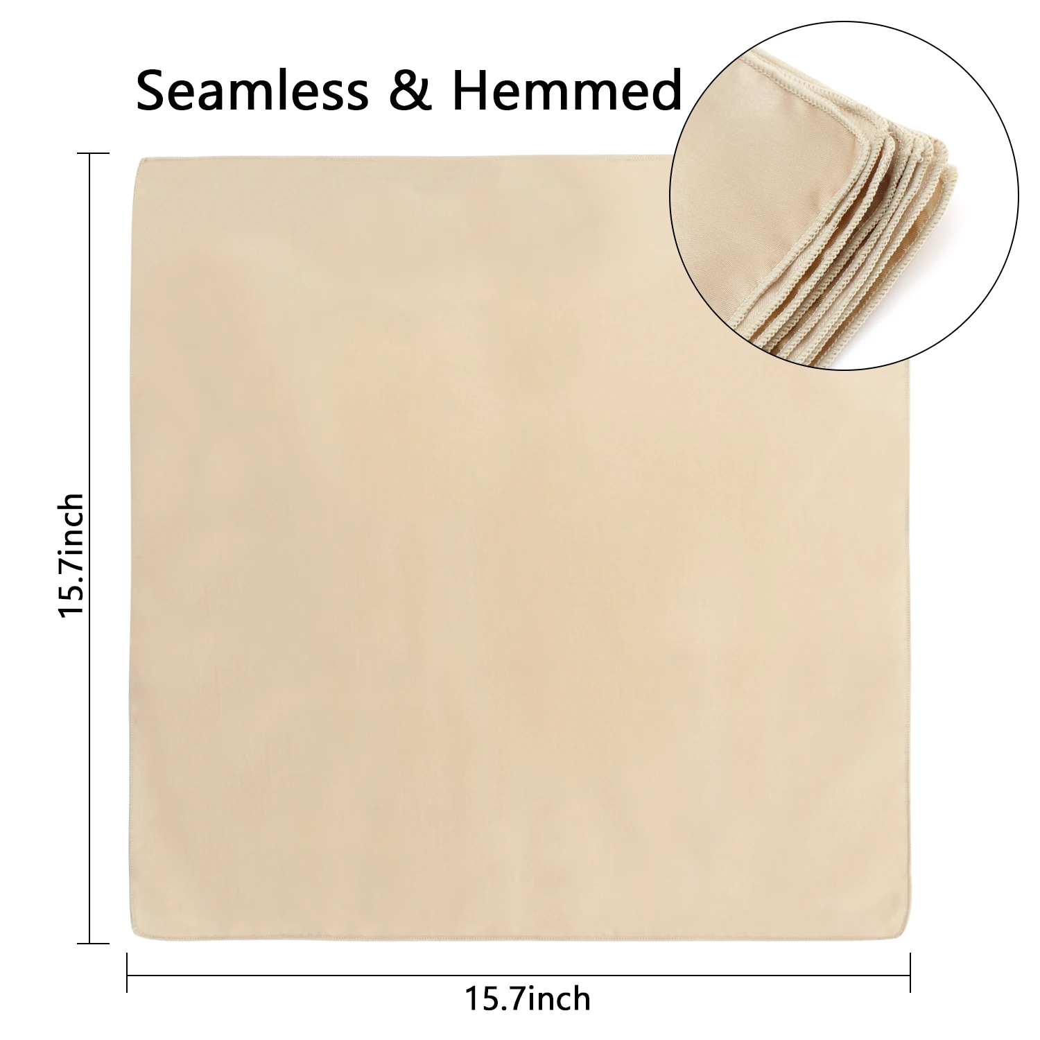 1/8 шт. квадратные салфетки из искусственного атласа | Дом и сад