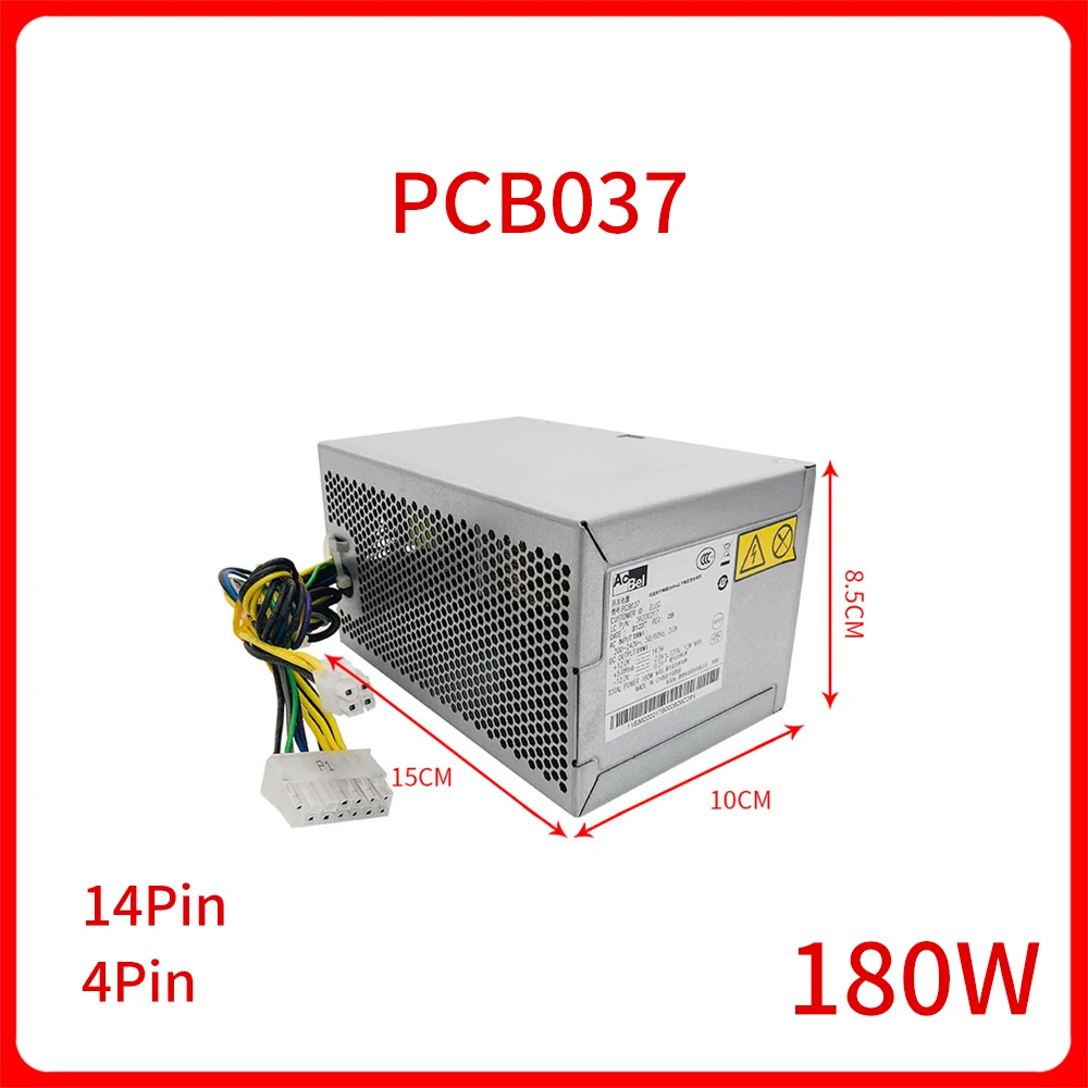 NEW Original 180W PCB037 PSU For Lenovo Lenovo Q85 Q87 Q77 Q75 Desktop computer 14Pin 4Pin Interface Power Supply Adapter