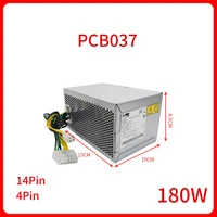 new original 180w pcb037 psu for lenovo lenovo q85 q87 q77 q75 desktop computer 14pin 4pin interface power supply adapter