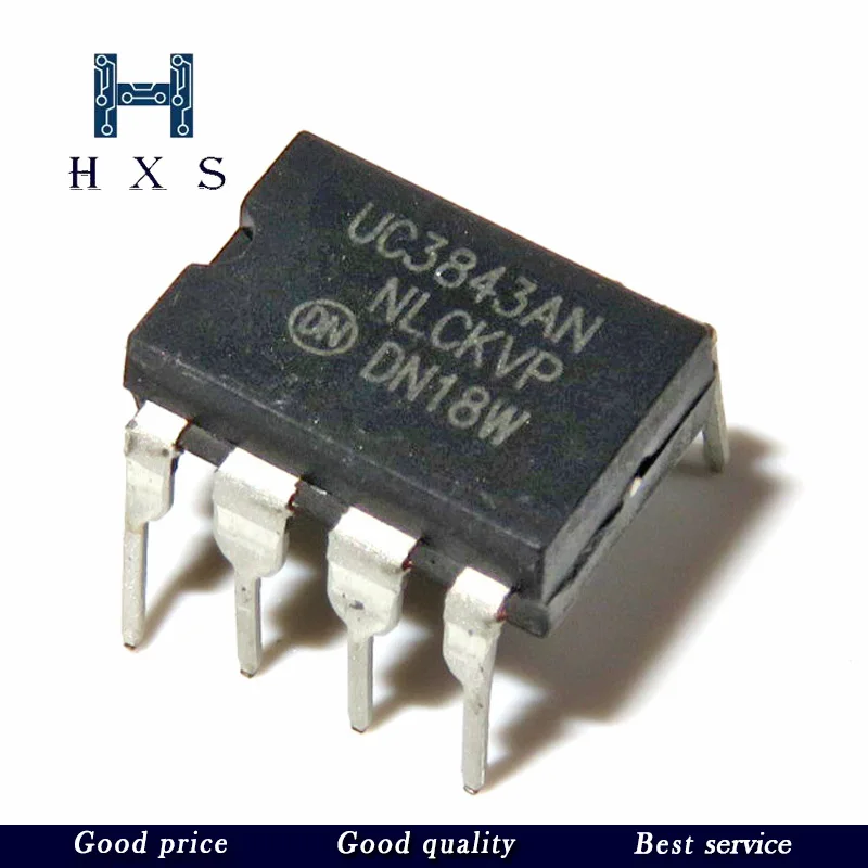 10 шт. UC3843AN UC3843A UC3843 3843AN DIP 8 UC3843B DIP8 новый и оригинальный|Импульсный источник