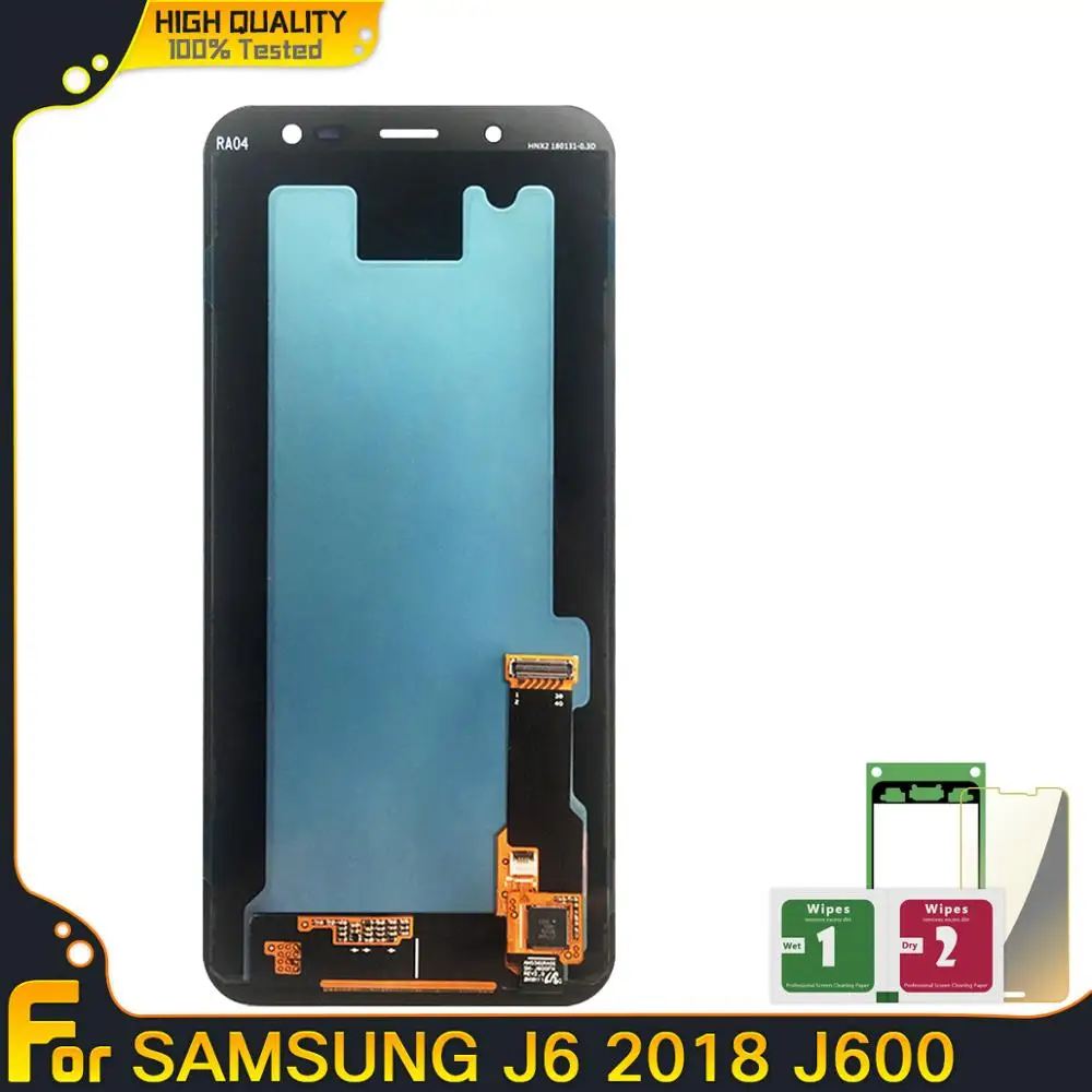 100% протестированные Новые ЖК дисплеи для Samsung Galaxy J6 2018 J600F J600G дисплей сенсорный