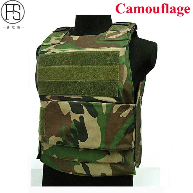 Camo Открытый Спорт безопасности анти-удар тактический жилет Bady Доспехи плиты перевозчика армии Военный жилет Регулируемый страйкбол снаряжение для охоты - Цвет: Camo