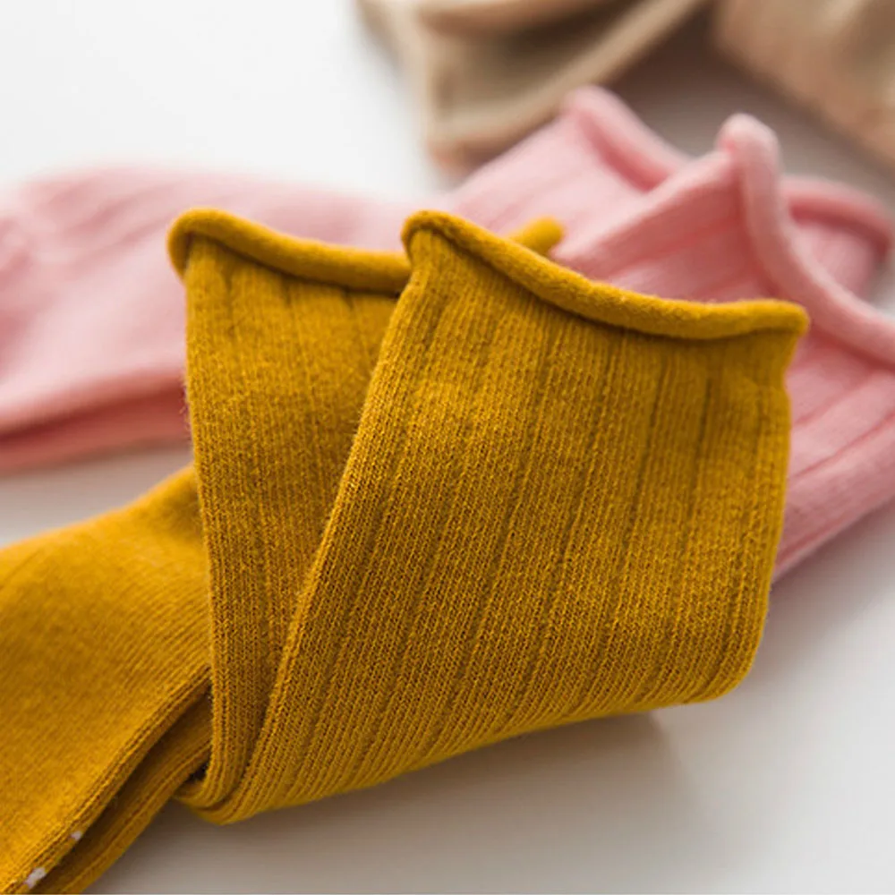 Весенне-осенне-зимние хлопковые Дышащие носки средней длины для детей