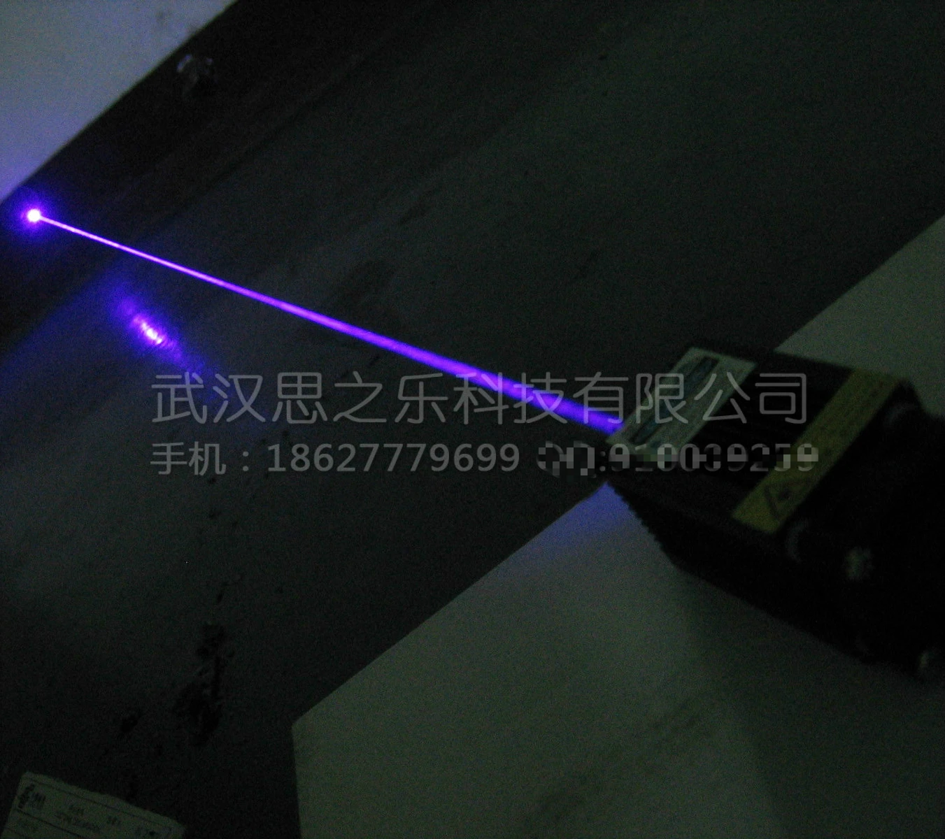 Лазерный диодный модуль 12 В постоянного тока Фокусируемый 300 МВт 405 нм фиолетовый