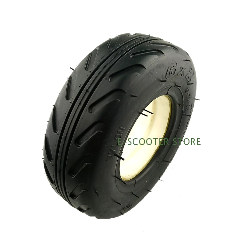 

6x2 soild tyre 6 inch Non pneumatic tire 6X2 for Wheelchair Truck fastwheel F0 Scooter Trolley Cart