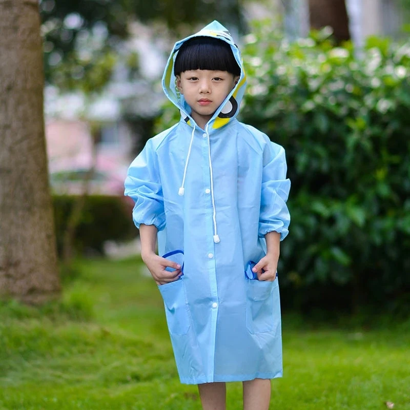 

Waterproof 1PCS Kids Raincoat Children Rain Coat Rainwear Windproof Rainsuit Cartoon Animal Style Student Poncho