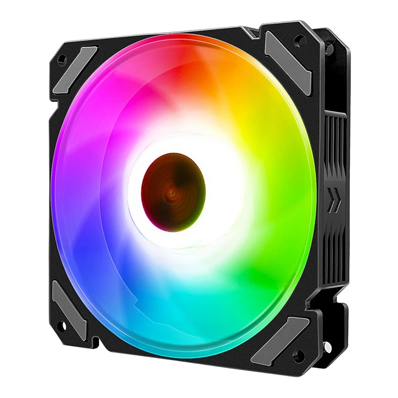 Coolmoon Rgb чехол для компьютера вентилятор 12 см синхронный бесшумный беспроводной