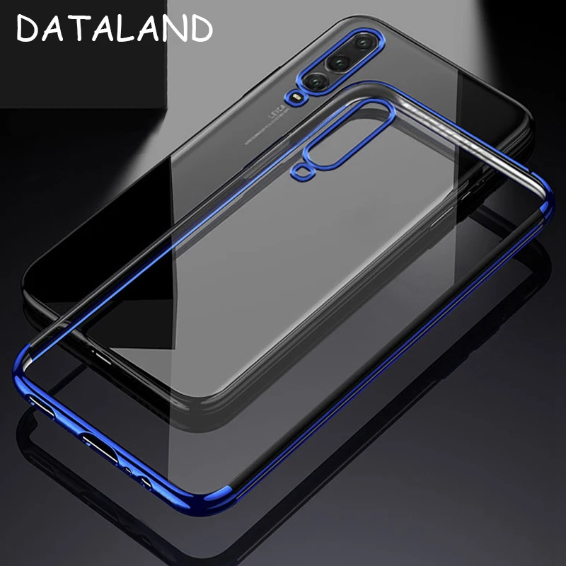 

Huawei P30 Lite Case Cover Ultra-thin Transparent Soft Silicone Silm Plating TPU Back Cover For Huawei P30 Lite Pro Phone Coque