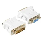 DVI-I Male к VGA D-Sub Female адаптер видеоадаптера DVI к VGA, DVI 29 M SVGA 15 F для графических карт компьютера HDTV монитора