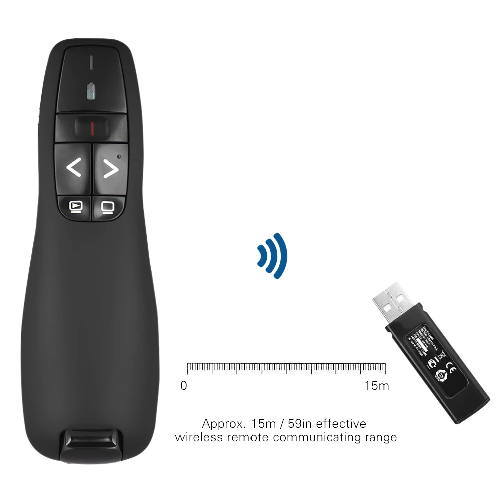 2 4 ГГц Беспроводная USB Презентация Powerpoint PPT флип Ручка-перо кликер ведущий