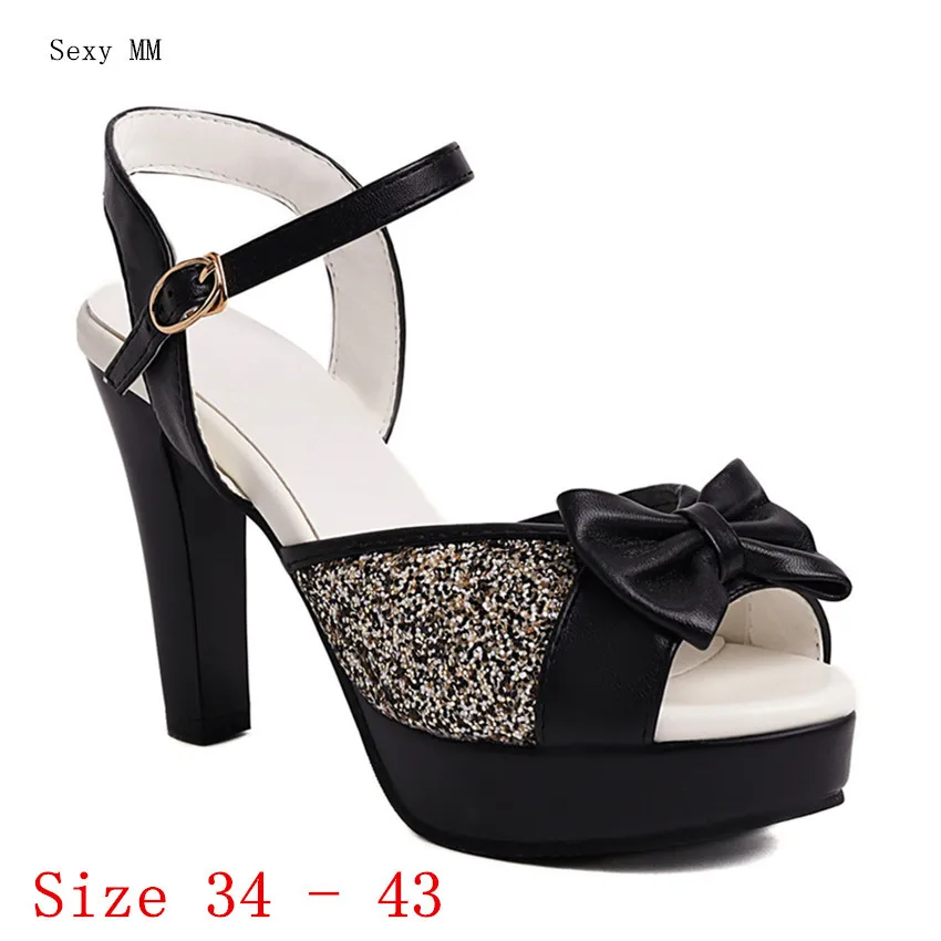 

Pumps Women Peep Toe High Heels Party Wedding Platform Shoes Gladiator Sandals Woman High Heel Shoes Plus Size 34 - 40 41 42 43