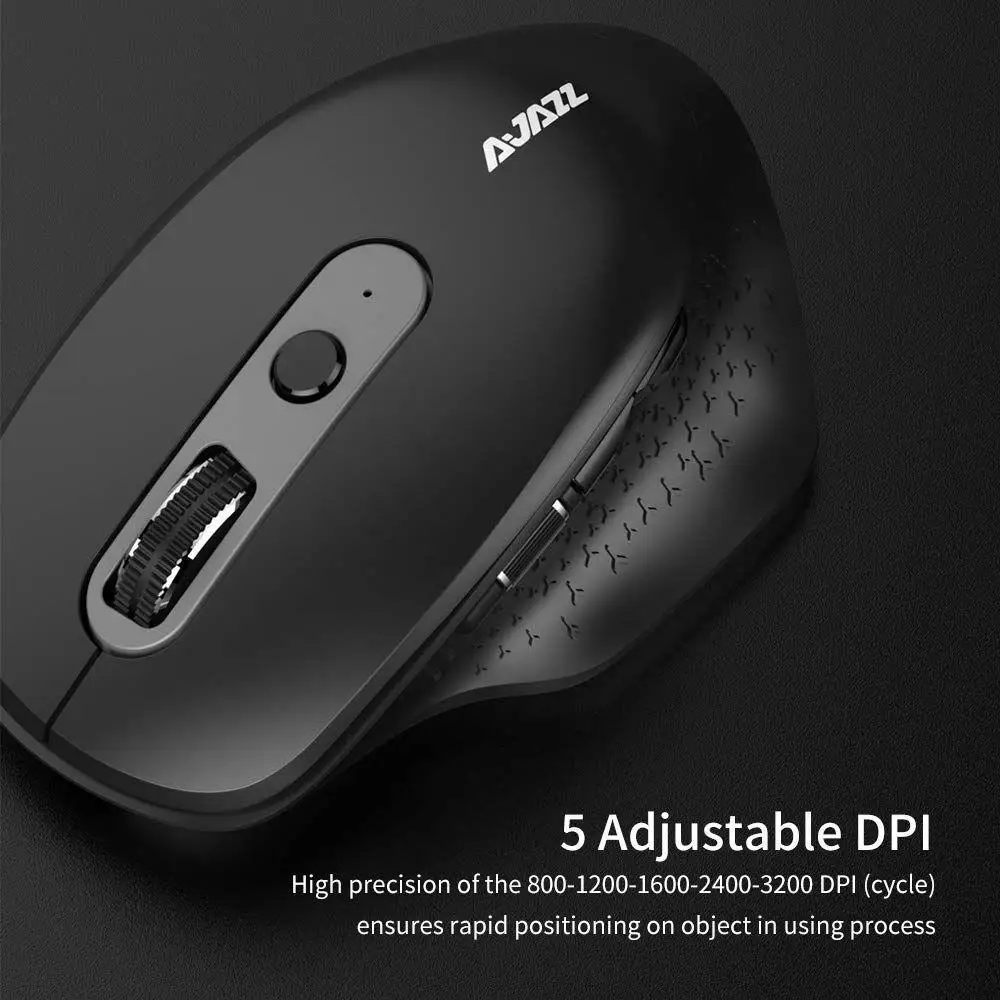 Беспроводная Bluetooth мышь Ajazz i660T многорежимная оптическая игровая 3200DPI 4 0 2 4G 250 Гц с