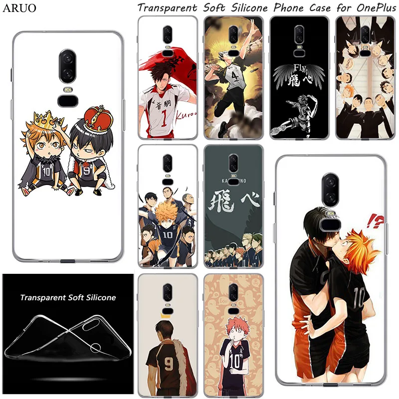 Чехол для телефона OnePlus X 8 7 6 5 Размер детей 3 лет до Pro аниме Haikyuu Hinata волейбол чехол