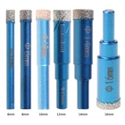 Долговечное сверло с алмазным покрытием, сухое сверление для стекла, мрамора, гранита 35ED