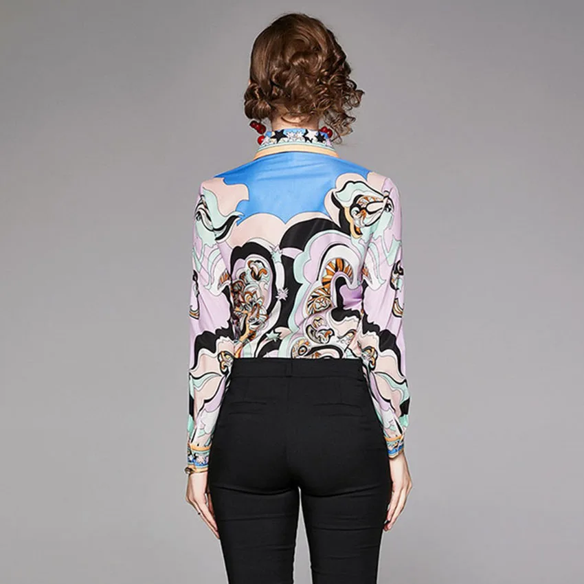 Весна 2020 рубашка с длинным рукавом Женские топы и блузки женские офисные рубашки