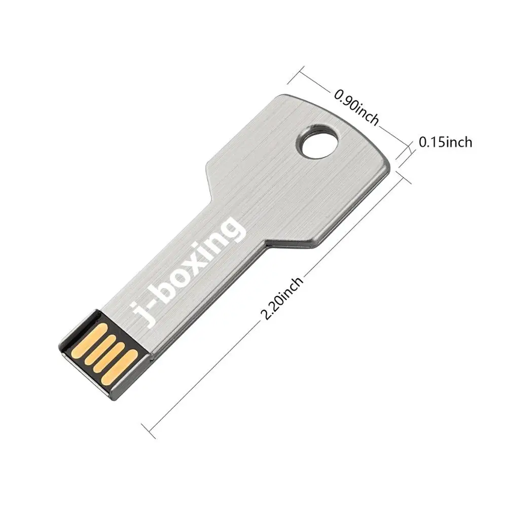 USB флеш-накопитель J-boxing 32 Гб 64 ГБ металлический ключ 2 0 флешка карта памяти 8 16 для