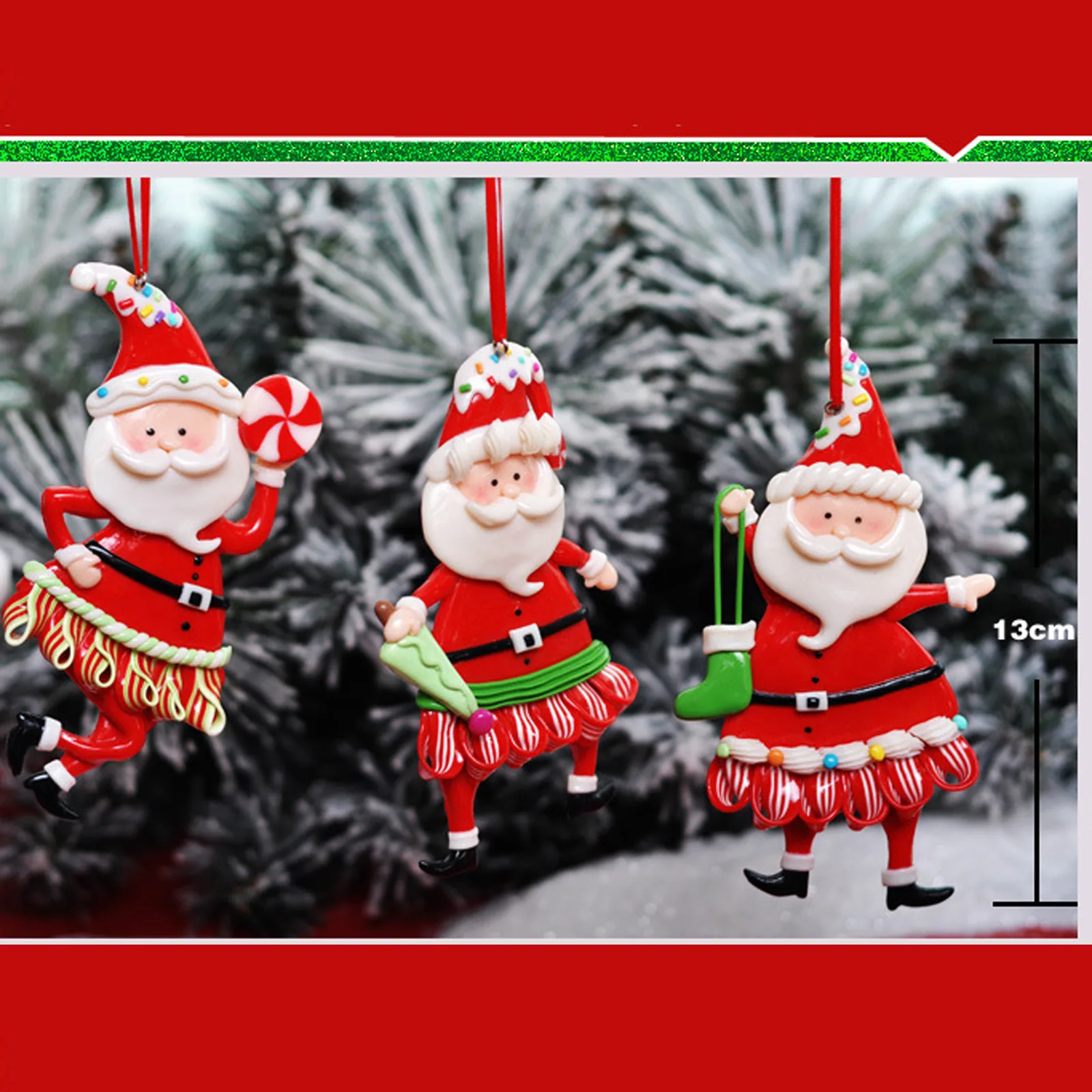 

3 вида стилей 1 шт., украшения для новогодней елки