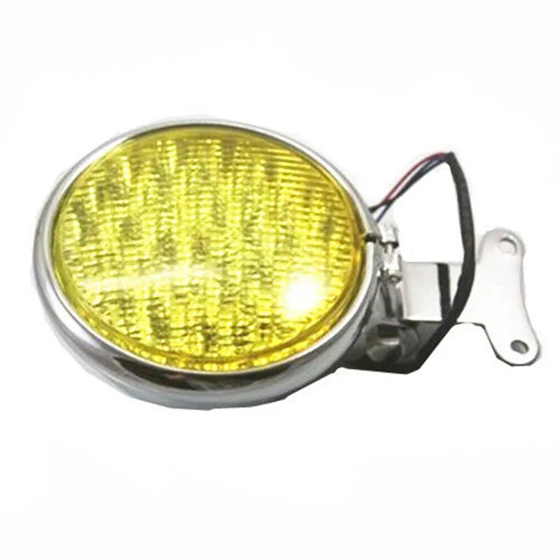 Универсальный мотоциклетный дальний и ближний свет светодиодная хромированная