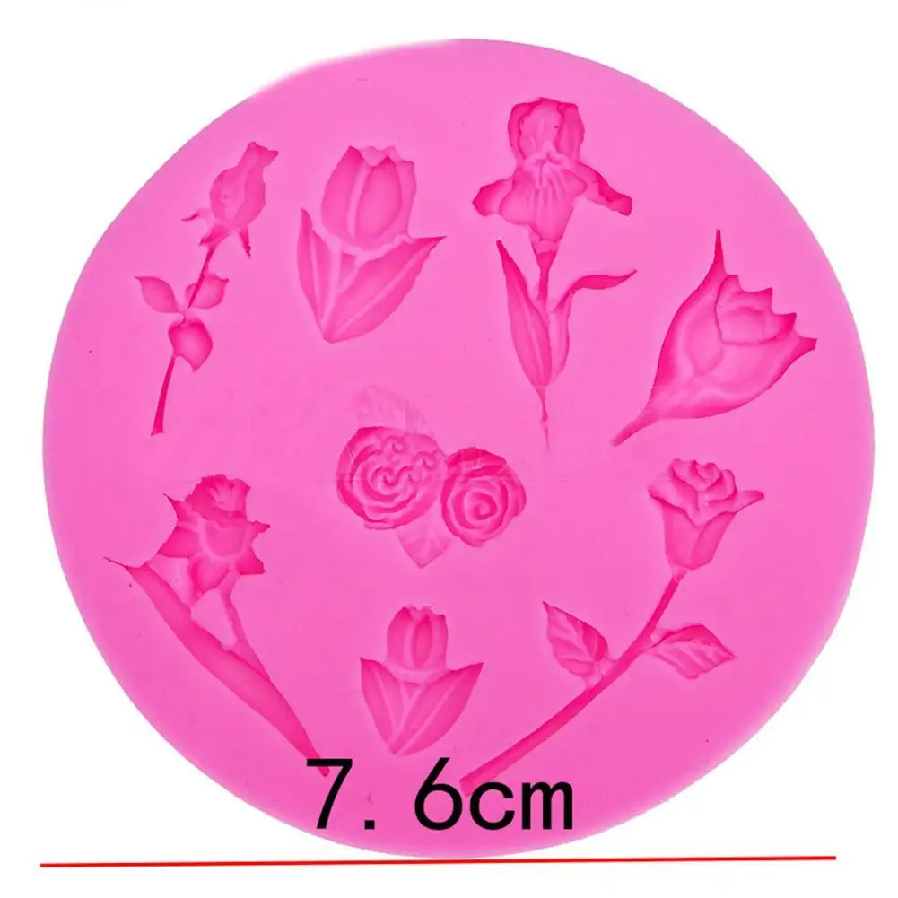 

DIY Sugarcraft Leaves Silicone Mold Candy Polymer Clay Fondant Mold Cake Decorationg Tool Flower Making GumPaste Rose Leaf Mould