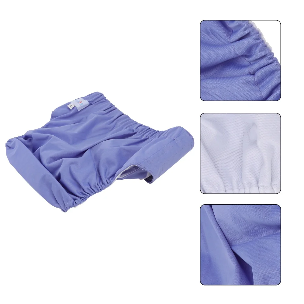 Непротекаемый Регулируемый тканевый подгузник моющаяся салфетка для старых