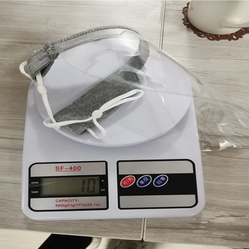 

5pcs Mini Printed Transparent Stitching Pvc Visual Mask Communication Masks For People With Communication Disabilities#Z