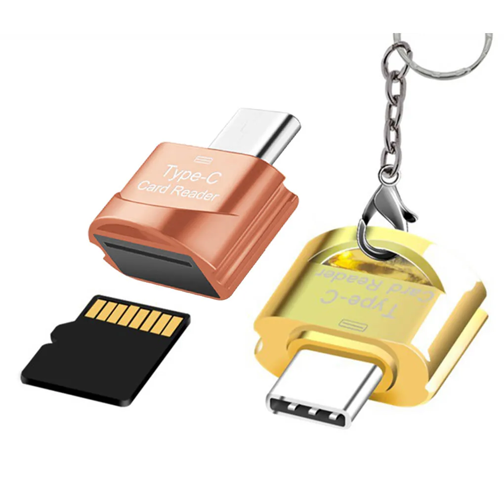 Тип c кард ридер мобильный телефон флеш карты памяти TF считывающее устройство