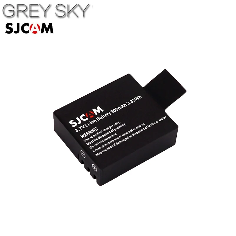 4 шт. аккумулятор PG1050 900 мА/ч светодиодный 3 слота USB зарядное устройство для SJCAM SJ4000