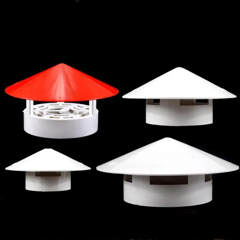 Решетка вентиляционного отверстия из ПВХ на крышу 75 мм 110 160 круглая