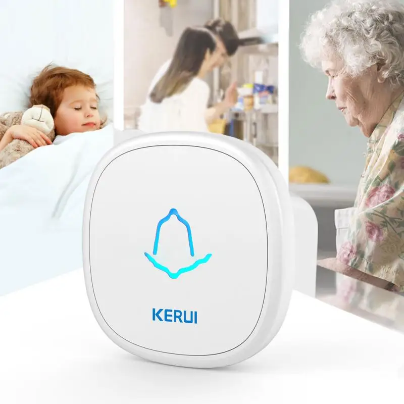 Водонепроницаемая сенсорная кнопка дверного звонка беспроводная SOS для