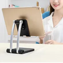 Adjustable Tablet Stand Desktop Tablet Holder Mount Foldable Aluminum Alloy Phone Stand For Tablets Phones