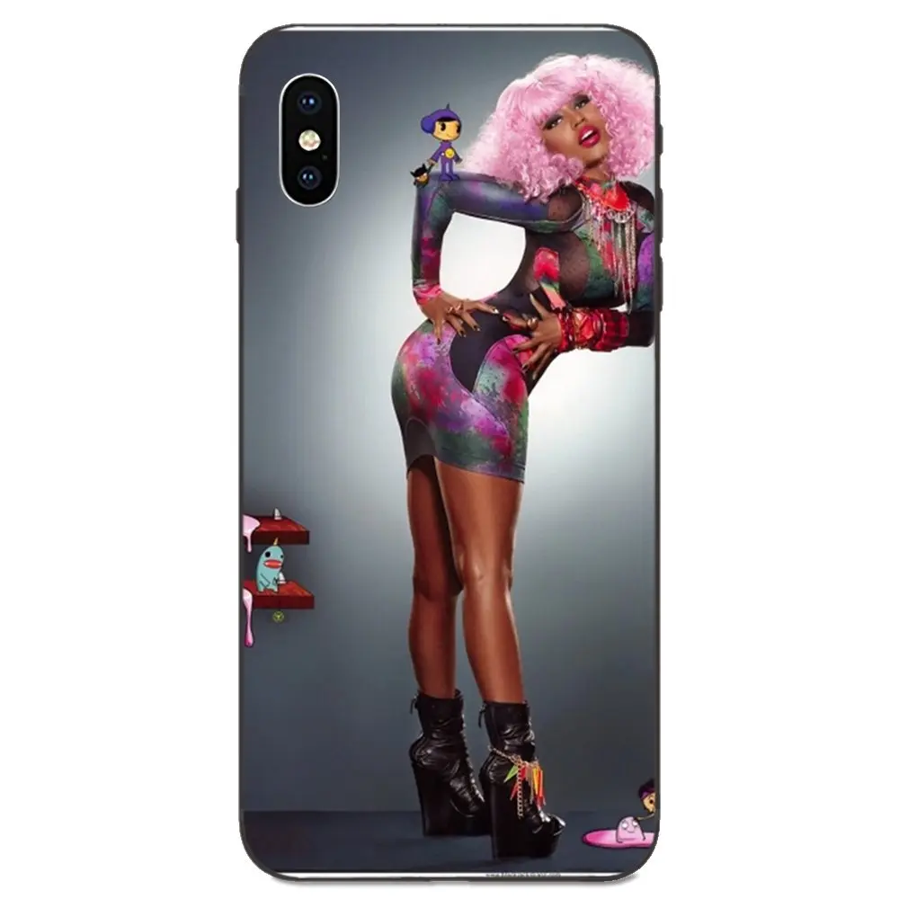 Ультратонкий чехол для телефона с мультяшным рисунком Nicki Minaj милый Apple iPhone 4 4S 5 5S SE