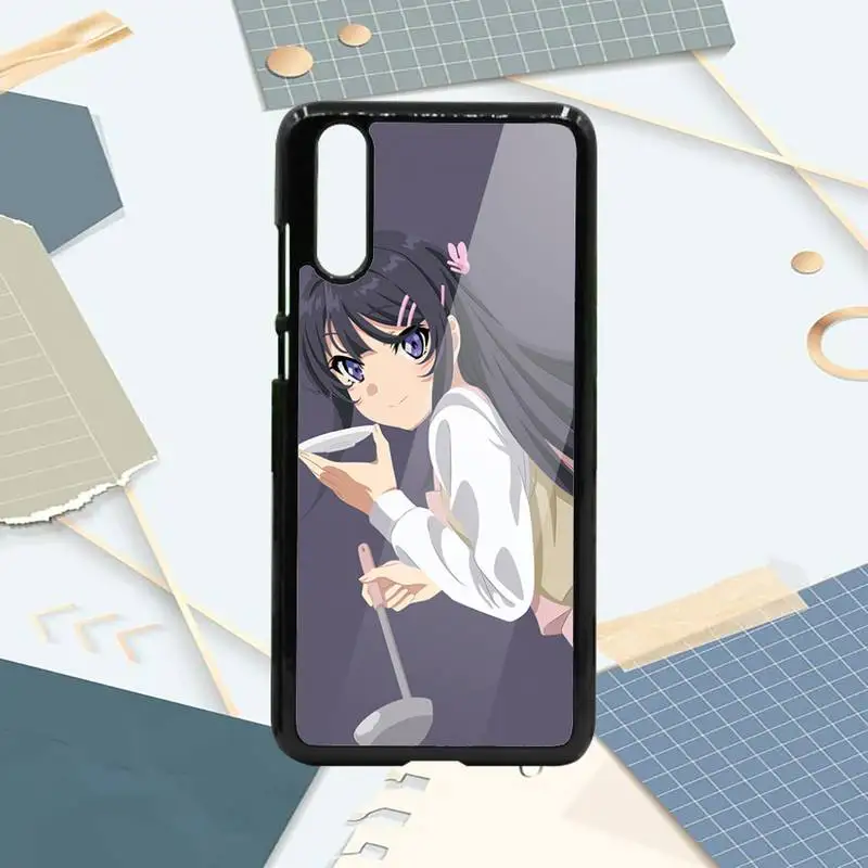 

Sakurajima Mai anime Phone Case PC For Samsung galaxy S note 8 9 20 10 e lite2019 plus pro ultra