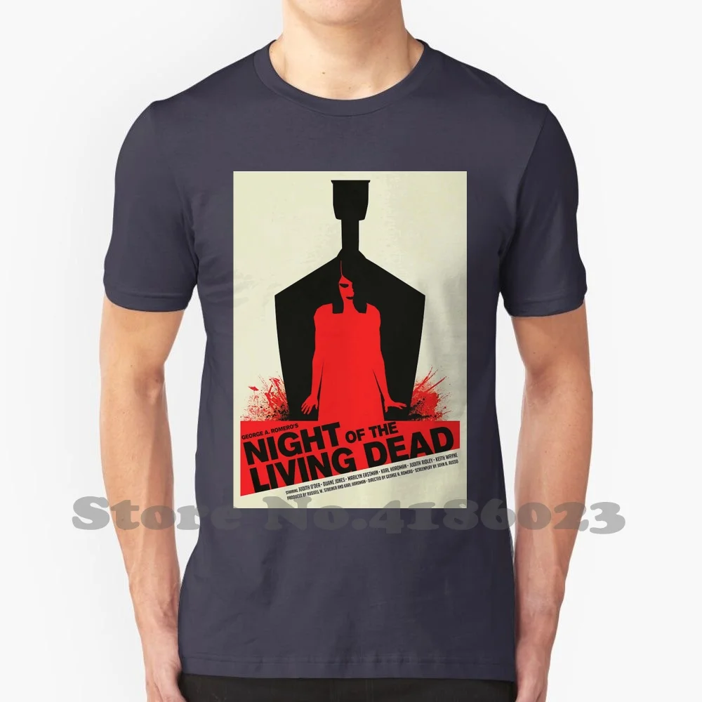 

Джордж А. Фотопостер Romero'S "Ночь живых мертвецов" Dead, модная футболка с модным дизайном